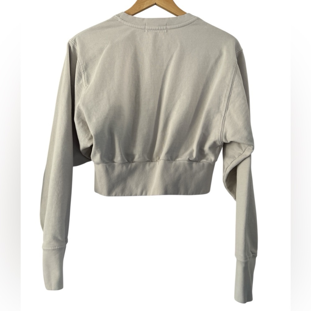 TALENTLESS Dolman Crop Crewneck Sweatshirt - Size Small - Picture 2 of 7